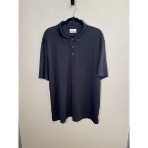 Grand Slam XXL Mens Black Airflow Polo Shirt Lightweight Short Sleeve Golf Wear